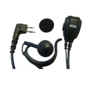 TA-819X Earhook Speaker with Lapel Microphone and PTT